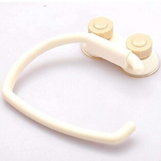 Plastic wall attachable hanger for rolling paper/Towel