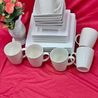 24pcs Elegance offwhite  Dinner set