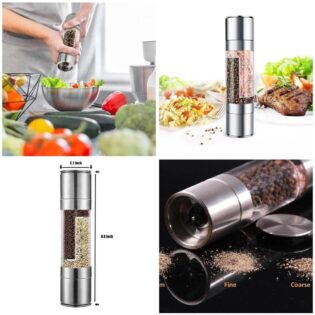 Double-layer Manual Grinding Pepper Salt Mills