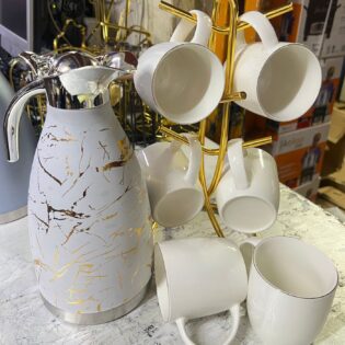 6pcs mug & 2 ltr flask