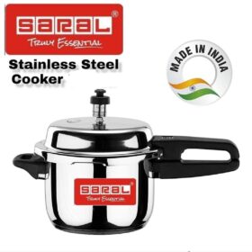 Saral Stainless Steel Pressure Cooker.