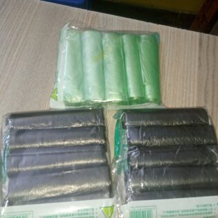 Assorted colours trash/garbage  bags