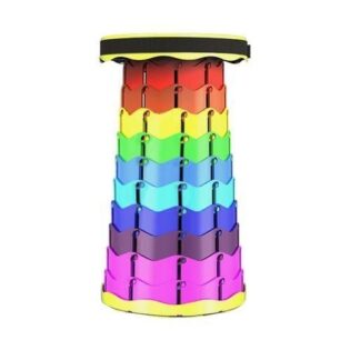 Rainbow Portable Retractable Stool