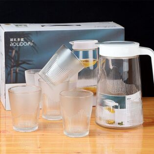 Heat Resistant Glass Cold Water Kettle