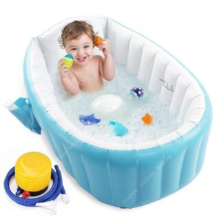 *Inflatable Baby Bath Tub with Air Pump*