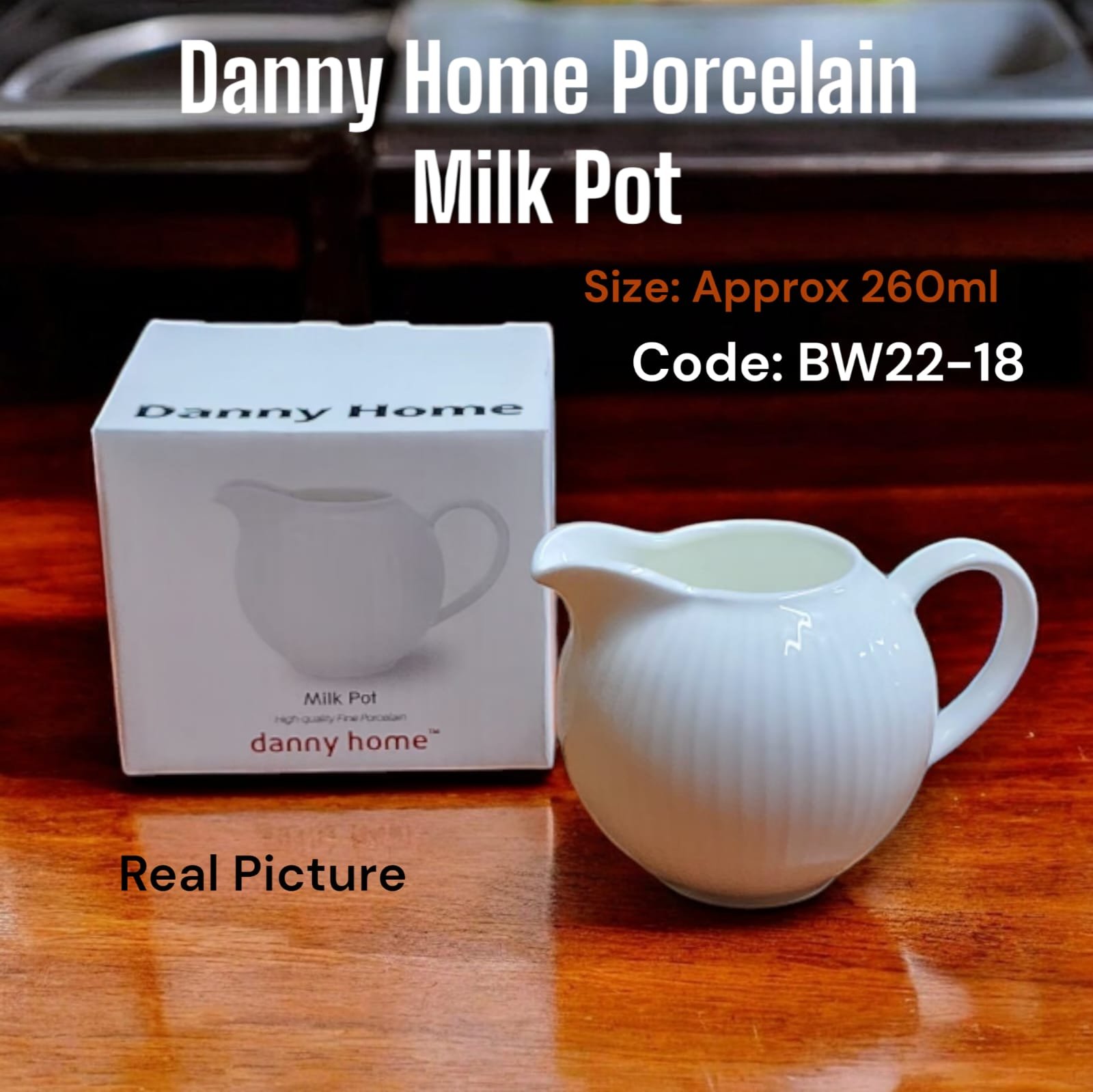 BW2218 Danny Home Porcelain Milk Pot 260ml – Product insights and advice