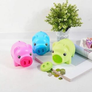 Cartoon cute piggy bank