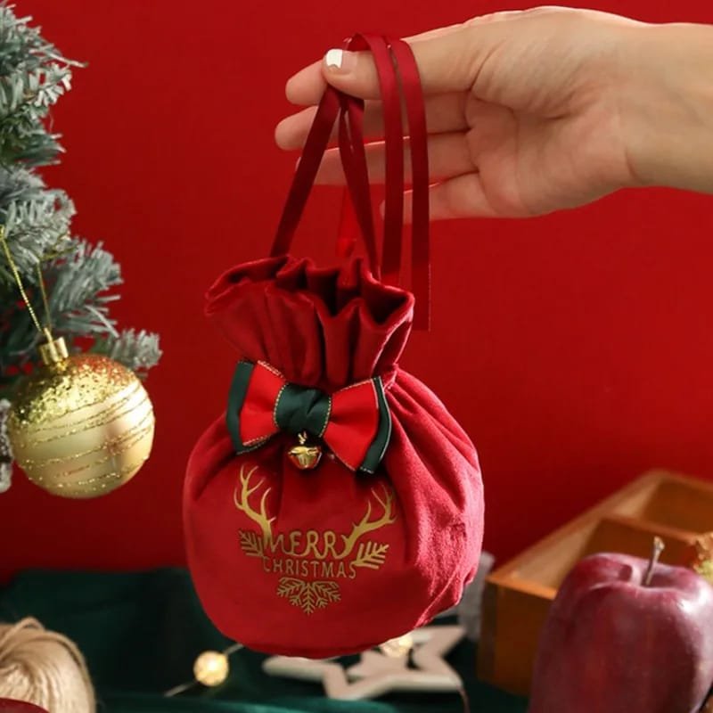 *Christmas velvet candy /  Gift Drawstring bag – Product insights and advice