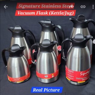 Signature Stainless Steel vacuum flask/kettle jug ( unbreakable )