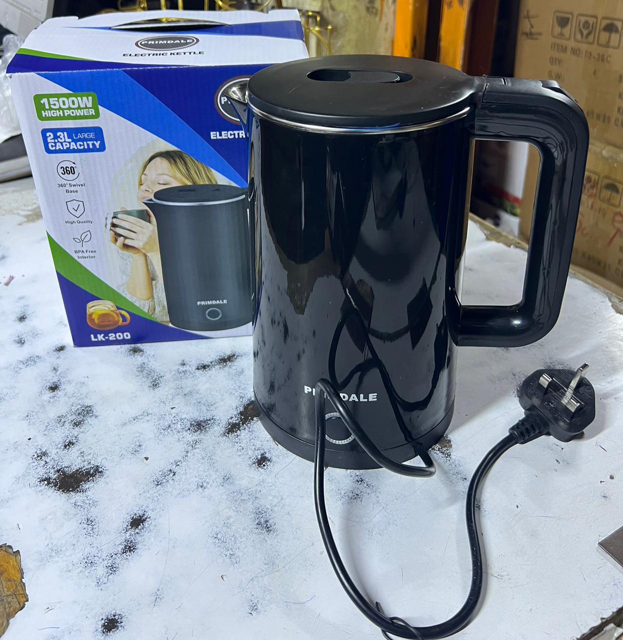 Primadel 2.3 L black insulated kettle – Product insights and advice