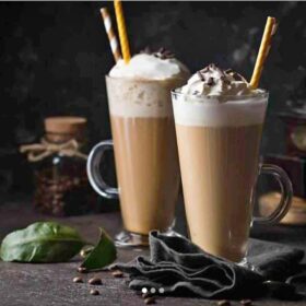 Thickened glass transparent... Latte glass cup