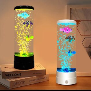 LED Bubble Fish Lamp decor
