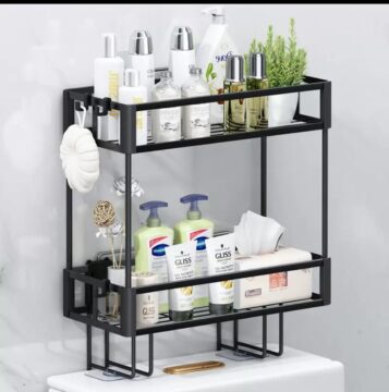 2 tier Space-Saving over the toilet  Storage Rack – Product insights and advice