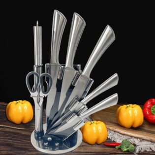 8 piece Stainless Steel Knife Set Kitchen