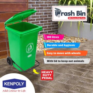 Kenpoly heavy Duty pedal bin – Product insights and advice