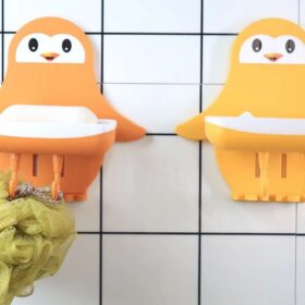 Penguin soap holder