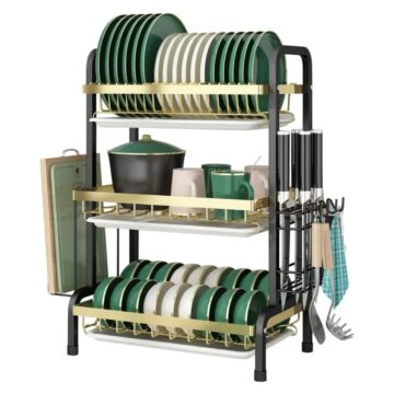 3 tier dish rack with cutlery holder & Chop Board Holder – Product insights and advice