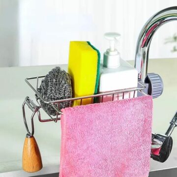 Stainless steel faucet rack / sink tidy with towel rack – Product insights and advice