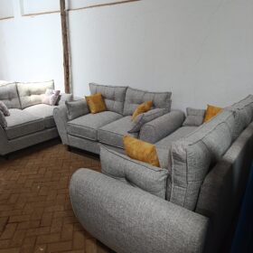 7 Seater ( 3-2-2) Butterfly sofa design with Spring Cushions