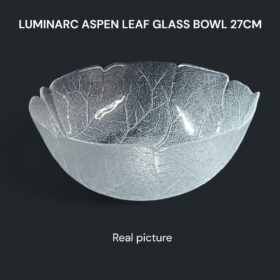 Luminarc Aspen Leaf glass bowl 27cm
