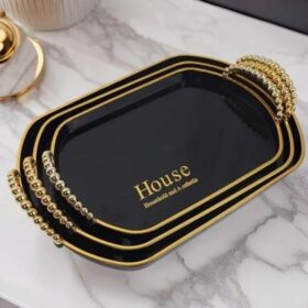 3 pcs house tray acrylic