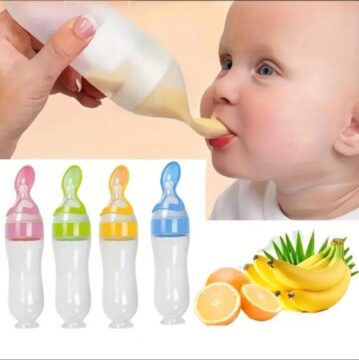 Soft Silicone baby feeding bottle with spoon tip – Product insights and advice