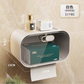 Luxury gold plated wall mounted tissue box