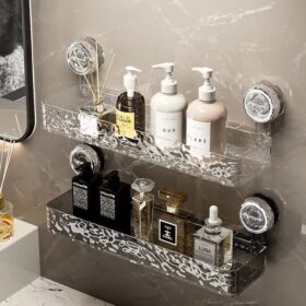 Suction Cup Bathroom Storage Rack