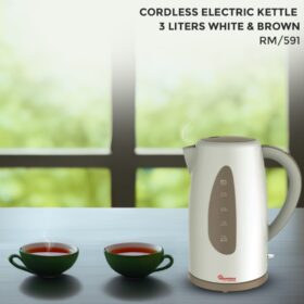 RM591 Ramtons Cordless Kettle 3Ltrs