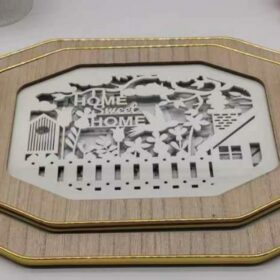 Nordic decorative Rectangular 2pcs trays