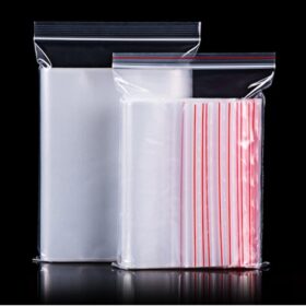 Transparent Reusable Ziplock Bags, 25 pcs