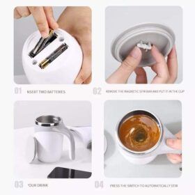 battery powered magnetic cup
