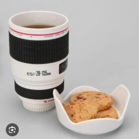 🦃400ml Camera lens Thermocup