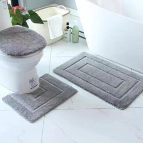 🥀3 pc Toilet set
Material is absorbent and rubber bottom