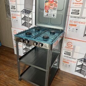 Eurochef 4 burner standing cooker with shelves
