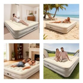 *
*⚾Single size 190x100x40cm Rechargeable self inflating bed +2 pillow