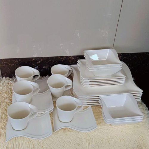 30 pcs wavy dinner set