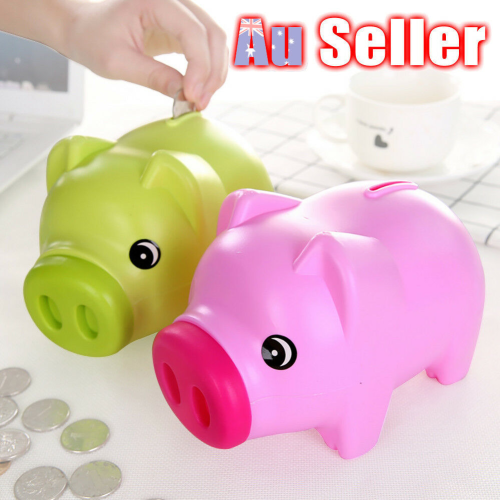 Hard plastic piggy bank